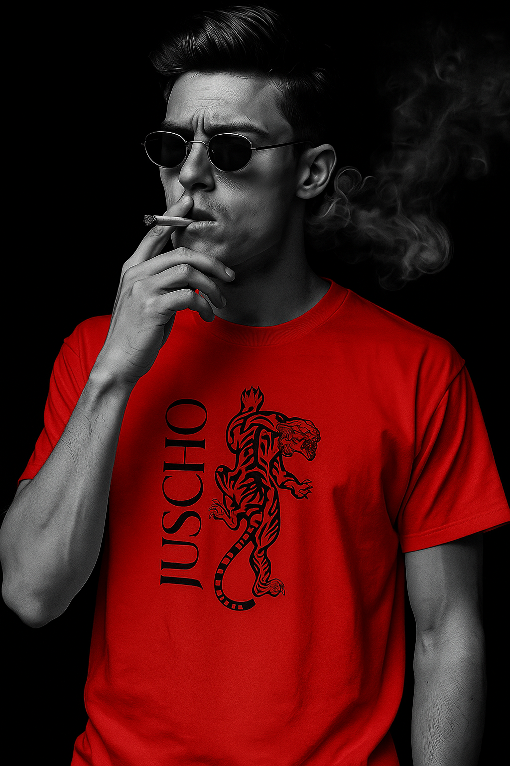 TIGER PRINTED T SHIRT