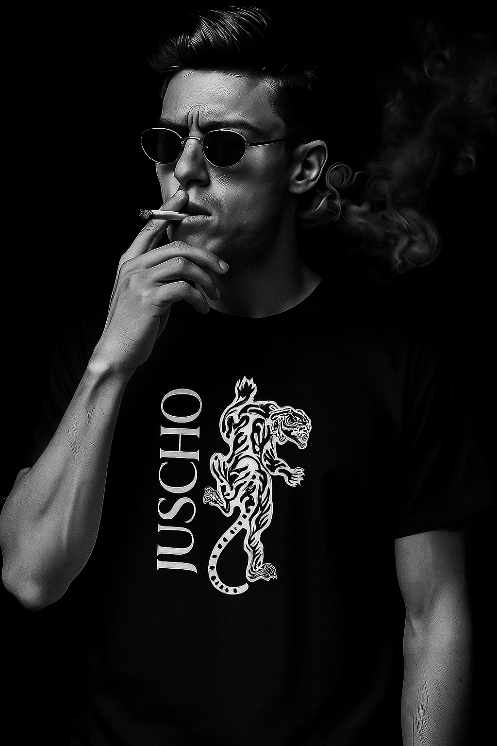 TIGER PRINTED T SHIRT