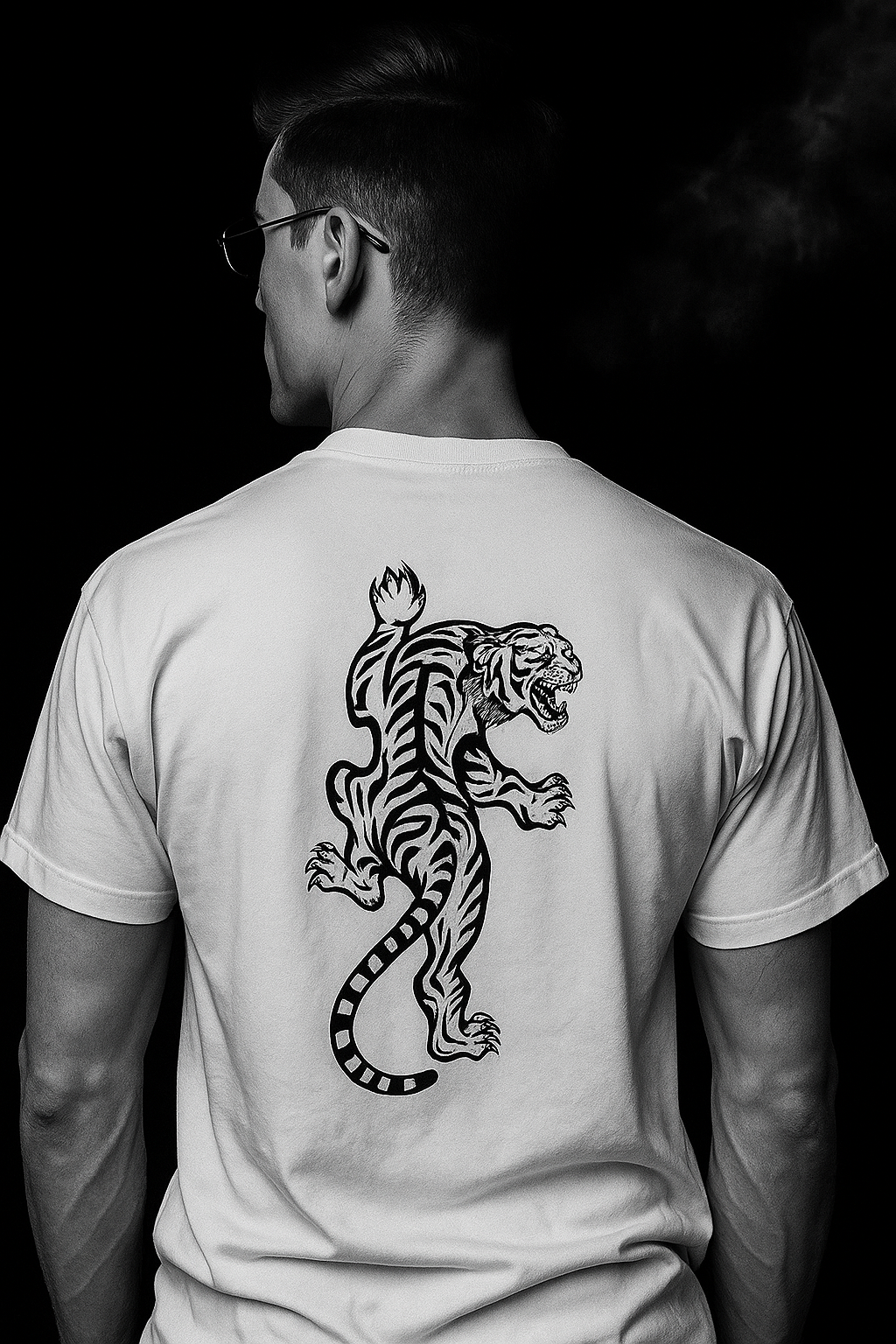 TIGER PRINTED T SHIRT