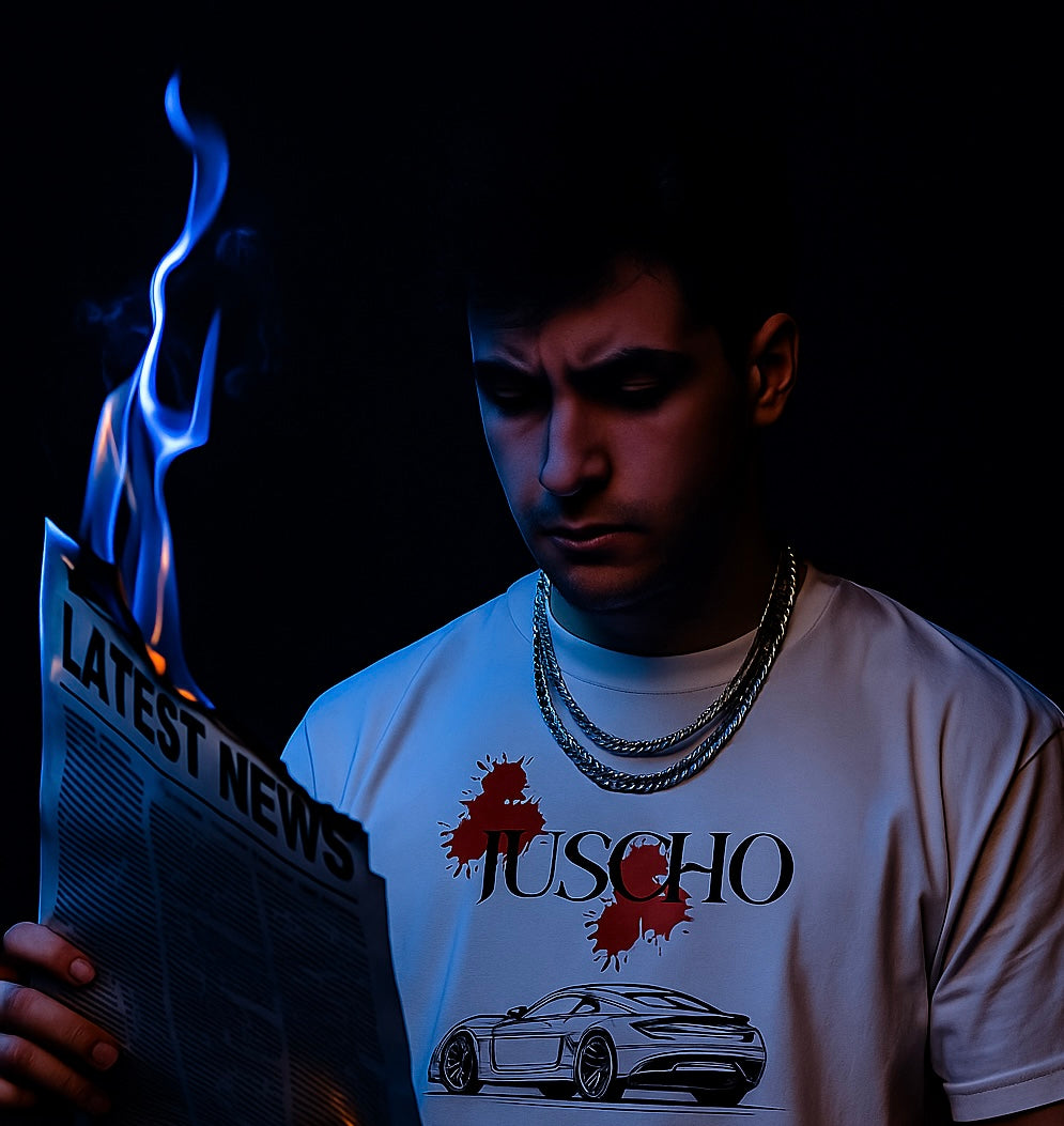 RED BRUSHED T SHIRT