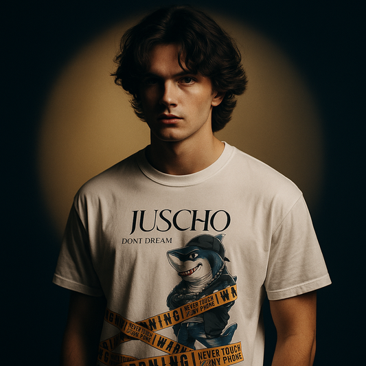 Shark with Warning labels Tee shirt